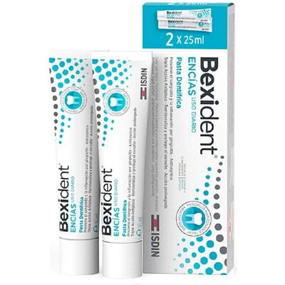 Isdin Bexident Gums Duo Dentifrice - Soin Gingivite Isdin Bexident Gums Duo Dentifrice - Soin Gingivite