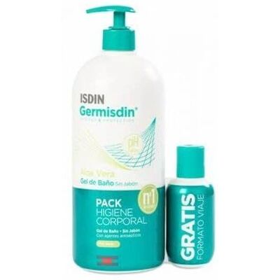 Gel de bain à l'aloé vera Germisdin - Gel - Tous types de peau - Publicité Gel de bain à l'aloé vera Germisdin - Gel - Tous types de peau - Publicité