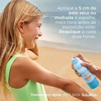 Spray solaire SPF 50+ Isdin - Spray de protection solaire SPF 50+ - Publicité Spray solaire SPF 50+ Isdin - Spray de protection solaire SPF 50+ - Publicité