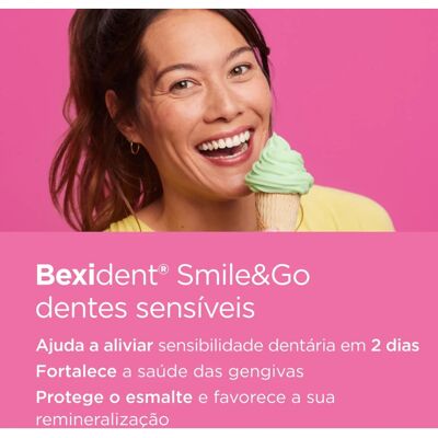 Kit de viagem Bexident para dentes sensíveis - Pasta e Escova Kit de viagem Bexident para dentes sensíveis - Pasta e Escova