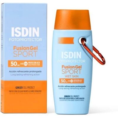 Gel Sport SPF50 d’Isdin - Protection solaire pour sportifs - Publicité Gel Sport SPF50 d’Isdin - Protection solaire pour sportifs - Publicité
