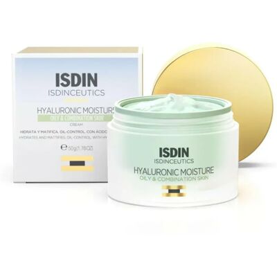 Isdin Isdinceutics Hyaluronsäure Feuchtigkeitscreme - Feuchtigkeitscreme für fettige und Mischhaut Isdin Isdinceutics Hyaluronsäure Feuchtigkeitscreme - Feuchtigkeitscreme für fettige und Mischhaut