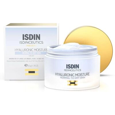 ISDIN Hyaluronic Moisture - Crème hydratante pour peaux normales à sèches - Publicité ISDIN Hyaluronic Moisture - Crème hydratante pour peaux normales à sèches - Publicité