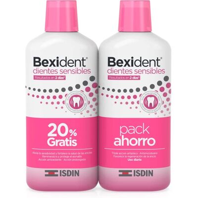 Isdin Bexident Sensitive Teeth - Mundspülung Duo - 500 ml Isdin Bexident Sensitive Teeth - Mundspülung Duo - 500 ml