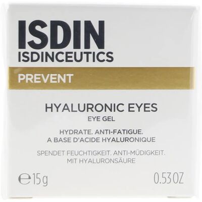Isdin Hyaluronic Eyes - Gel hydratant pour les yeux sensibles - 15g - Publicité Isdin Hyaluronic Eyes - Gel hydratant pour les yeux sensibles - 15g - Publicité