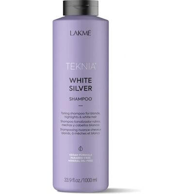 Lakmé Teknia Weiß Silber 1L - Shampoo für graues & blondes Haar Lakmé Teknia Weiß Silber 1L - Shampoo für graues & blondes Haar