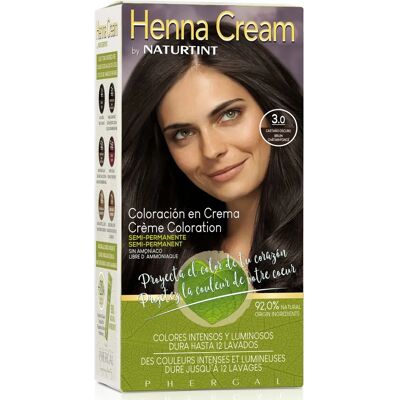 Naturtint Henna Creme 3.0 - Dunkelbraun - Haarkreide Naturtint Henna Creme 3.0 - Dunkelbraun - Haarkreide