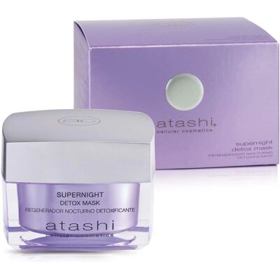 Atashi Supernight Masque Détox - Masque facial pour femmes 50ml - Publicité Atashi Supernight Masque Détox - Masque facial pour femmes 50ml - Publicité
