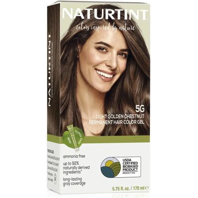 Naturtint 5G Blond Doré Clair - Coloration Capillaire - Publicité Naturtint 5G Blond Doré Clair - Coloration Capillaire - Publicité