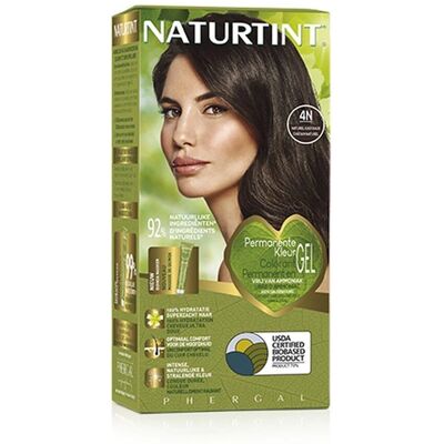Coloration permanente châtain naturel - Naturtint 4N - Publicité Coloration permanente châtain naturel - Naturtint 4N - Publicité