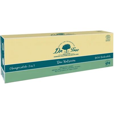 Champú y Gel Sólidos Naturales Dr. Tree Nutrición Piel Sensible - Set de Champú y Gel Champú y Gel Sólidos Naturales Dr. Tree Nutrición Piel Sensible - Set de Champú y Gel