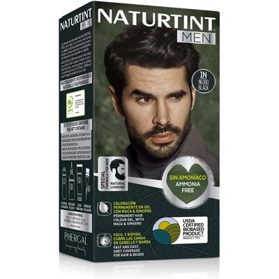 Naturtint Men Biobased Extra Mascarilla - Haarfarbe - Graudeckung Naturtint Men Biobased Extra Mascarilla - Haarfarbe - Graudeckung