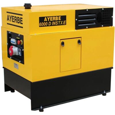 Generador Insonorizado Ayerbe AY-6000 D - Potencia 6.5 KVA, Arranque eléctrico Generador Insonorizado Ayerbe AY-6000 D - Potencia 6.5 KVA, Arranque eléctrico