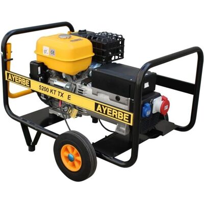 Ayerbe AY-5200 - Grupo electrógeno 6 KVA con arranque eléctrico Ayerbe AY-5200 - Grupo electrógeno 6 KVA con arranque eléctrico