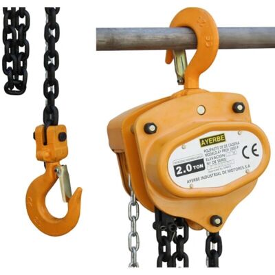 Ayerbe Modelo 2 t. 10 m - Polipasto Ayerbe Modelo 2 t. 10 m - Polipasto