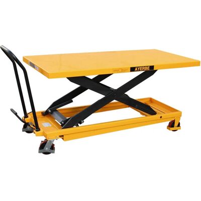 Ayerbe AY-500-MH Mesa Hidráulica - 915mm Elevación - 1600x810mm - 500kg Ayerbe AY-500-MH Mesa Hidráulica - 915mm Elevación - 1600x810mm - 500kg