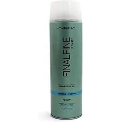 Montibello Finalfine Ultimate Laque Fixation Forte - Spray capillaire - Publicité Montibello Finalfine Ultimate Laque Fixation Forte - Spray capillaire - Publicité