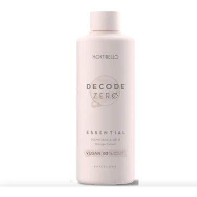 Montibello Decode Zero Shampoo Essentiel - Nettoyage naturel pour tous types de cheveux - Publicité Montibello Decode Zero Shampoo Essentiel - Nettoyage naturel pour tous types de cheveux - Publicité