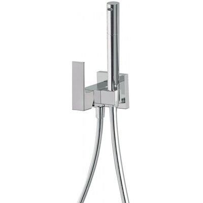 Zestaw baterii bidet Cuadro-Tres - Wykończenie kwadratowe - Zestaw baterii bidet Zestaw baterii bidet Cuadro-Tres - Wykończenie kwadratowe - Zestaw baterii bidet