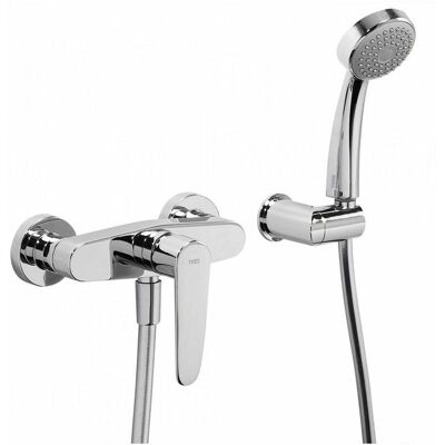 Tres 20416701 Ducha de Mano Anticalcárea - Grifo Monomando Moderno Tres 20416701 Ducha de Mano Anticalcárea - Grifo Monomando Moderno