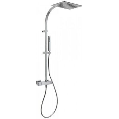 Tres Slim TRES 20219101 Conjunto de Ducha - Acabado Cromado Moderno Tres Slim TRES 20219101 Conjunto de Ducha - Acabado Cromado Moderno