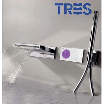 Tres 09286556 - Kit de Bañera Termostático Electrónico Tres 09286556 - Kit de Bañera Termostático Electrónico