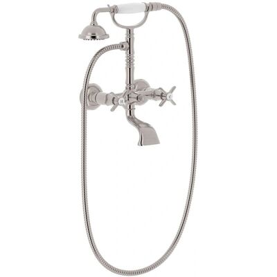 Tres Modelo 24217601AC Grifo empotrado en pared para bañera y ducha - Acero Tres Modelo 24217601AC Grifo empotrado en pared para bañera y ducha - Acero
