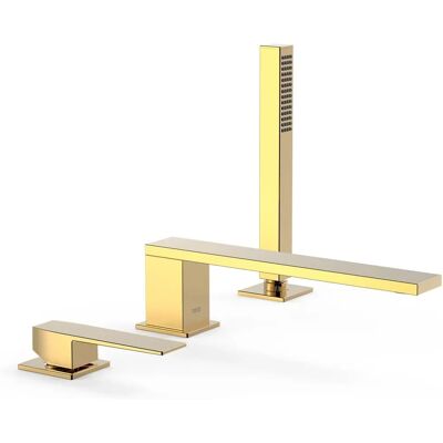 Grifería Tres - 20216101OR - Oro 24K - Slim - Grifo de bañera Grifería Tres - 20216101OR - Oro 24K - Slim - Grifo de bañera