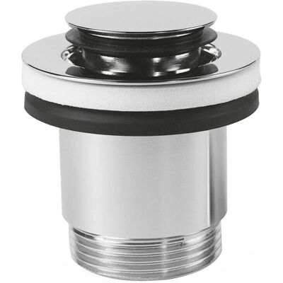 Tres 24284002 Válvula de desagüe para lavabo en Cromo - Complementos de grifería Tres 24284002 Válvula de desagüe para lavabo en Cromo - Complementos de grifería