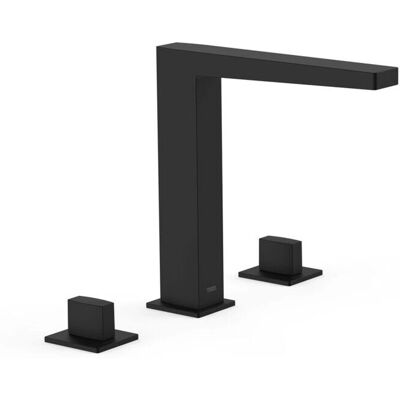 Grifería Tres Slim Grifo de Pared para Lavabo - Negro Mate Grifería Tres Slim Grifo de Pared para Lavabo - Negro Mate