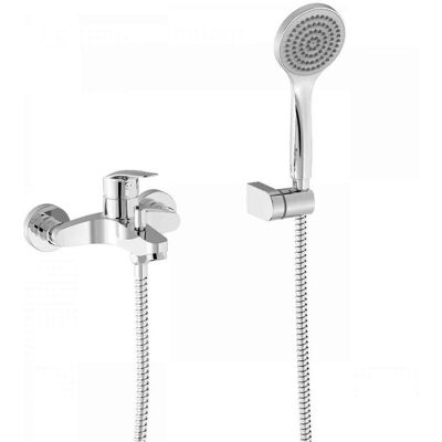 Tres Chrom Wandmontage Badewannen- & Duscharmatur - 21617010 Tres Chrom Wandmontage Badewannen- & Duscharmatur - 21617010