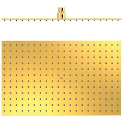TRES 134315008OR Complemento de Ducha Oro 24K - Rociador Ajustable TRES 134315008OR Complemento de Ducha Oro 24K - Rociador Ajustable