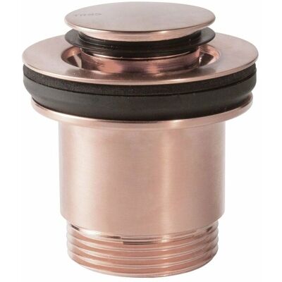 Válvula de lavabo Oro Rosa Mate - Click-Clack, 40mm, fácil instalación Válvula de lavabo Oro Rosa Mate - Click-Clack, 40mm, fácil instalación