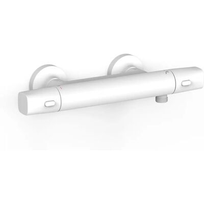 Grifo Termostático de Ducha Empotrado en la Pared - Blanco Mate - Tipo Ducha Grifo Termostático de Ducha Empotrado en la Pared - Blanco Mate - Tipo Ducha