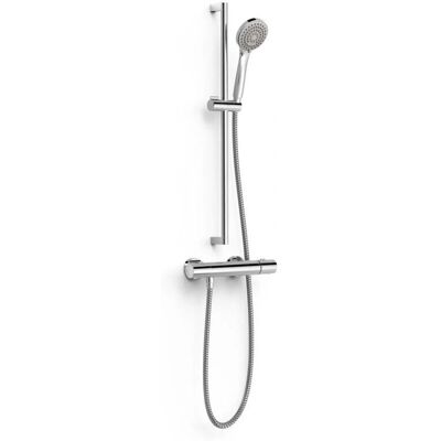 Kit de Ducha Termostática Over-Wall de Tres - Accesorio para Baño Cromo Kit de Ducha Termostática Over-Wall de Tres - Accesorio para Baño Cromo