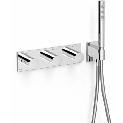 Tres 30735301 Grifo Termostático Empotrado B-System Cromo Tres 30735301 Grifo Termostático Empotrado B-System Cromo