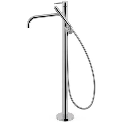 Tres Einhebelbodenmischer für Badewanne und Dusche - Chrom - Wannen- & Duschmischer Tres Einhebelbodenmischer für Badewanne und Dusche - Chrom - Wannen- & Duschmischer