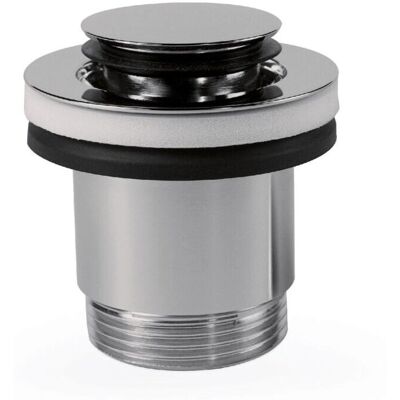 Válvula de Desagüe Click-Clack Cromo - Accesorio para Lavabo Válvula de Desagüe Click-Clack Cromo - Accesorio para Lavabo