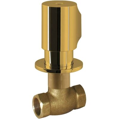 Tres Oro 24K Válvula de Paso Empotrada - Complementos de Grifería Tres Oro 24K Válvula de Paso Empotrada - Complementos de Grifería