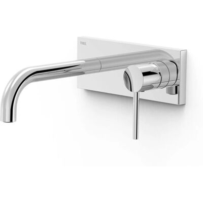 Grifería Tres 26230031 Pieza Vista para Lavabo Empotrado - Colección Study Grifería Tres 26230031 Pieza Vista para Lavabo Empotrado - Colección Study