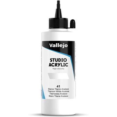 Peinture acrylique Blanc Titane Vallejo - Peinture pour Beaux-Arts - Publicité Peinture acrylique Blanc Titane Vallejo - Peinture pour Beaux-Arts - Publicité