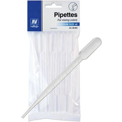 Outils de Peinture Acrylique Vallejo - Pipettes - Set de 3ml Outils de Peinture Acrylique Vallejo - Pipettes - Set de 3ml