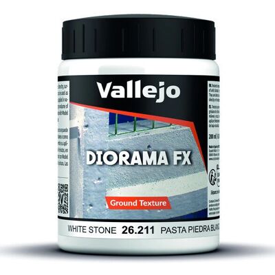 Vallejo Weißer Steinpaste - Acrylmodellfarbe - 200ml Vallejo Weißer Steinpaste - Acrylmodellfarbe - 200ml