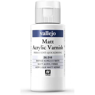 Verniz líquido Vallejo Model Color - Fosco - 55ml Verniz líquido Vallejo Model Color - Fosco - 55ml