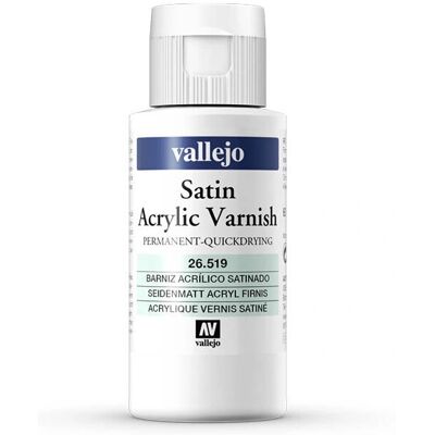 Verniz Líquido Vallejo Modelo - Satinado - 55ml - Verniz Verniz Líquido Vallejo Modelo - Satinado - 55ml - Verniz
