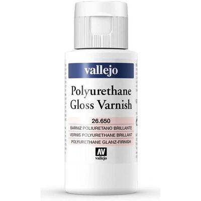 Verniz de Poliuretano Vallejo - Brilho - 60ml Verniz de Poliuretano Vallejo - Brilho - 60ml