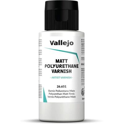 Vernis polyuréthane à base d'eau Vallejo Mat - 60ml - Publicité Vernis polyuréthane à base d'eau Vallejo Mat - 60ml - Publicité