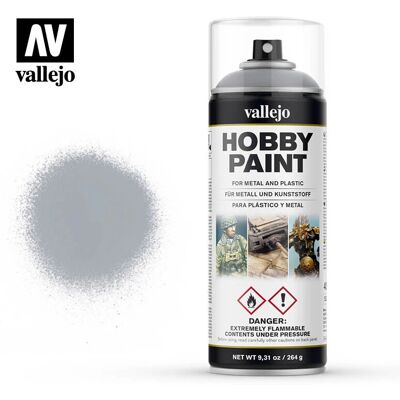 Peinture en spray argentée Vallejo - Apprêt et couleur - 400ml - Publicité Peinture en spray argentée Vallejo - Apprêt et couleur - 400ml - Publicité