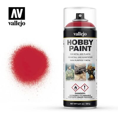 Vallejo Bloody Red Polycarbonat Sprayfarbe - Kunst & Basteln - 400ml Vallejo Bloody Red Polycarbonat Sprayfarbe - Kunst & Basteln - 400ml