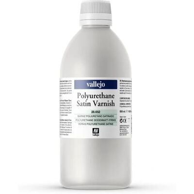 Vallejo 28652 Verniz de poliuretano acetinado - Verniz Vallejo 28652 Verniz de poliuretano acetinado - Verniz